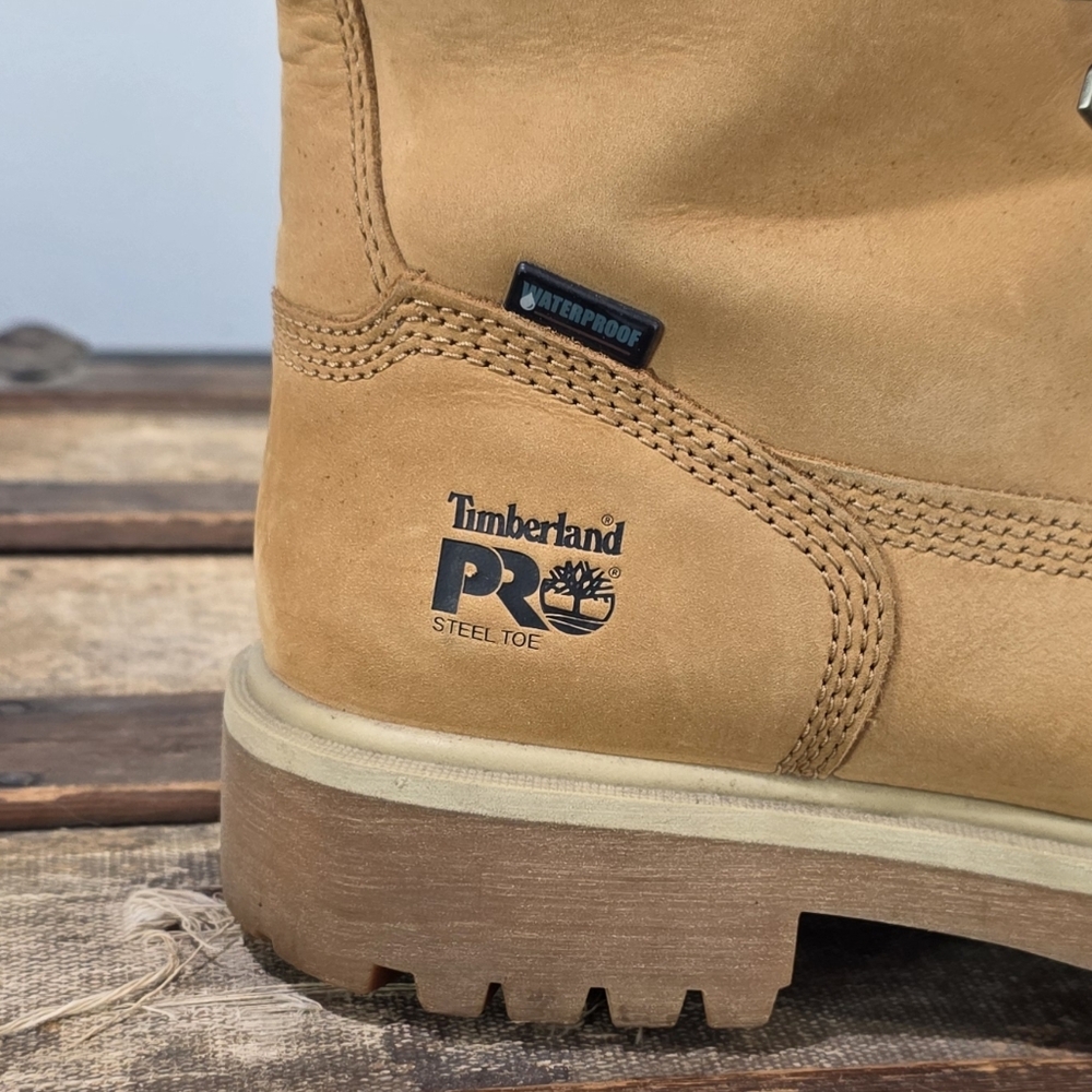 Timberland PRO Direct Attach Nubuck Steel Toe Waterproof Work Boots ASTM EH. 9W - Picture 2 of 14
